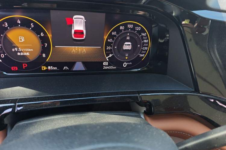 Used Volkswagen Teramont 2021 380TSI Four-Wheel Drive Prestige Flagship Edition Odometer Close Up