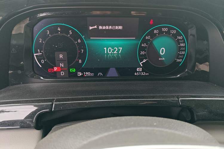 Used Volkswagen Teramont 2021 380TSI Four-Wheel Drive Prestige Luxury Edition Odometer Close Up