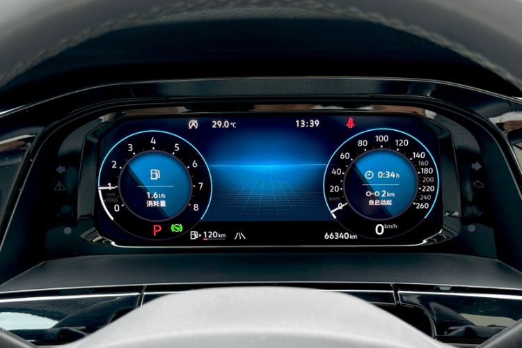 Used Volkswagen Teramont 2021 380TSI Four-Wheel Drive Prestige Flagship Edition Odometer Close Up
