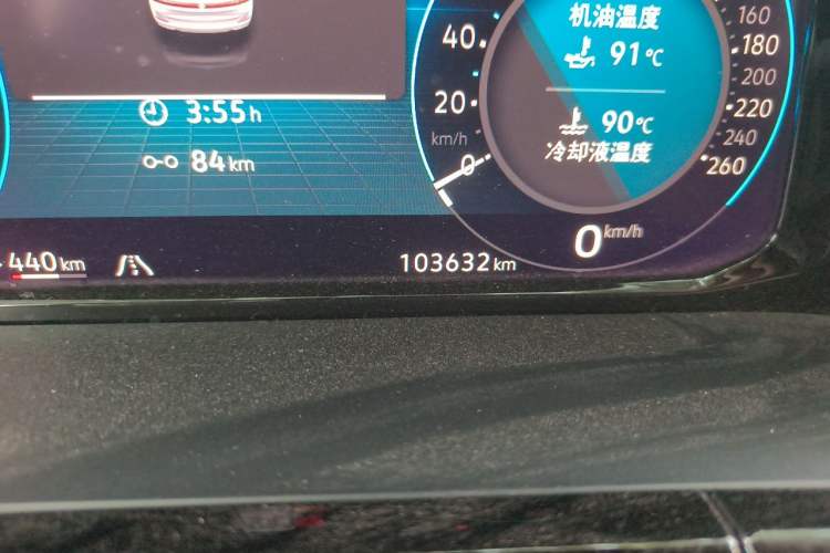 Used Volkswagen Teramont 2021 380TSI Four-Wheel Drive Prestige Luxury Edition Odometer Close Up