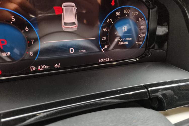 Used Volkswagen Teramont 2021 380TSI Four-Wheel Drive Prestige Luxury Edition Odometer Close Up