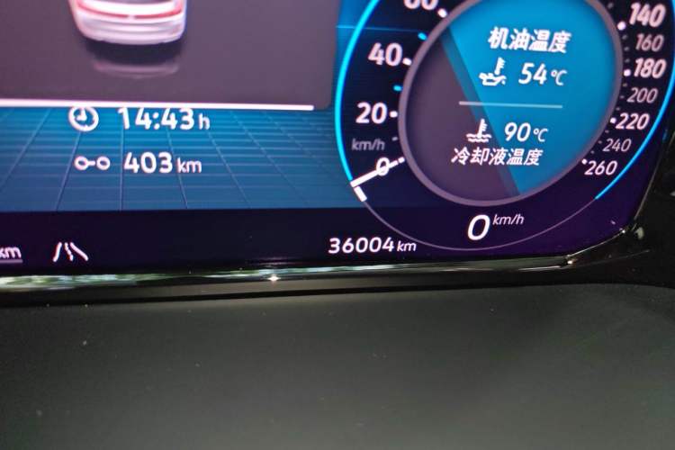 Used Volkswagen Teramont 2021 380TSI Four-Wheel Drive Prestige Luxury Edition Odometer Close Up