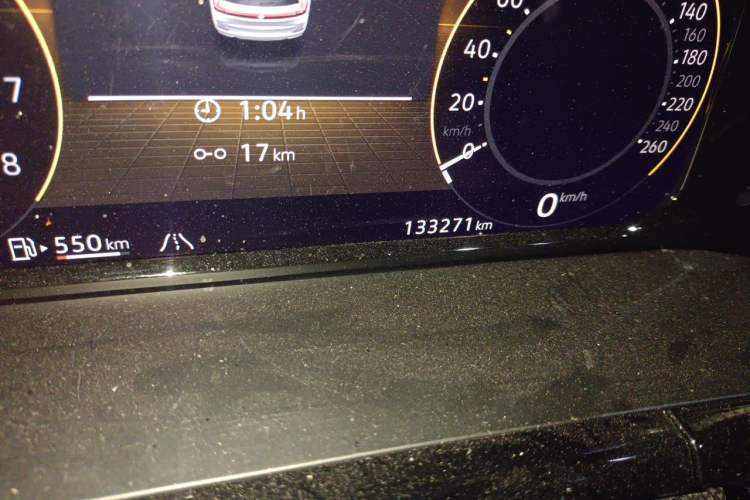 Used Volkswagen Teramont 2021 380TSI Four-Wheel Drive Luxury Edition Odometer Close Up