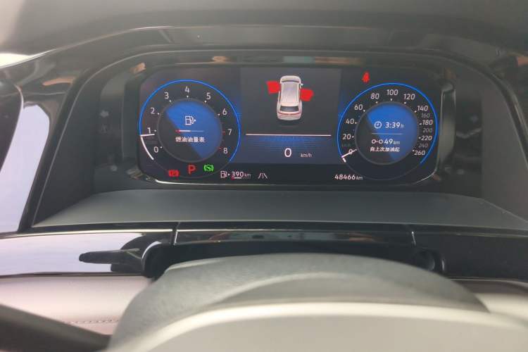Used Volkswagen Teramont 2021 380TSI Four-Wheel Drive Prestige Flagship Edition Odometer Close Up
