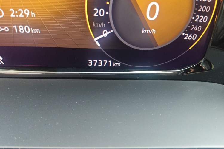Used Volkswagen Teramont 2021 380TSI Four-Wheel Drive Luxury Edition Odometer Close Up