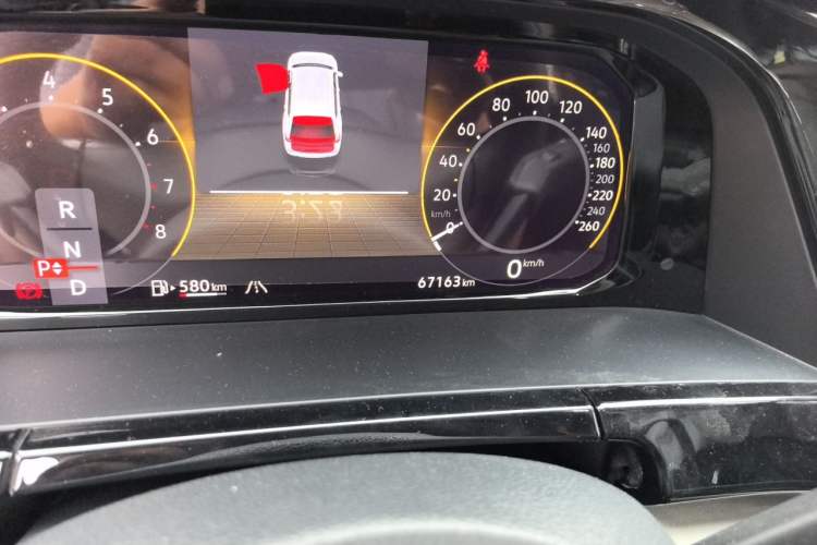 Used Volkswagen Teramont 2021 380TSI Four-Wheel Drive Prestige Luxury Edition Odometer Close Up