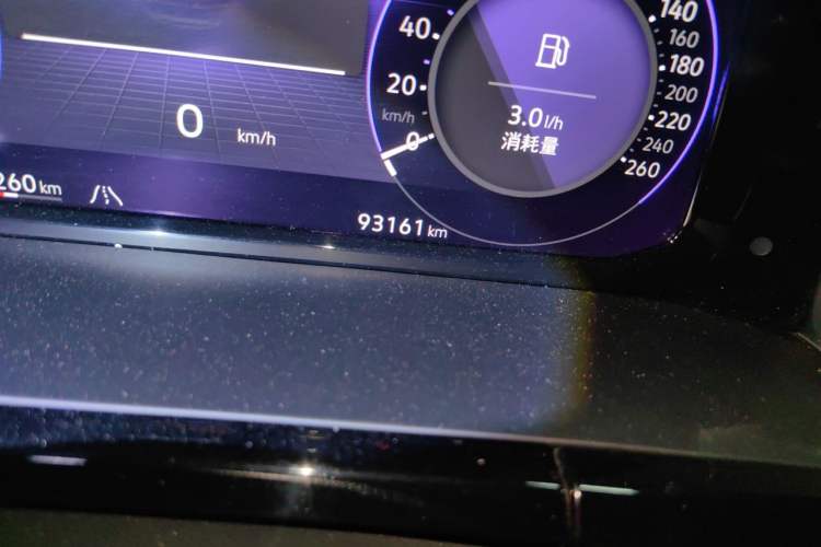 Used Volkswagen Teramont 2021 380TSI Four-Wheel Drive Prestige Luxury Edition Odometer Close Up