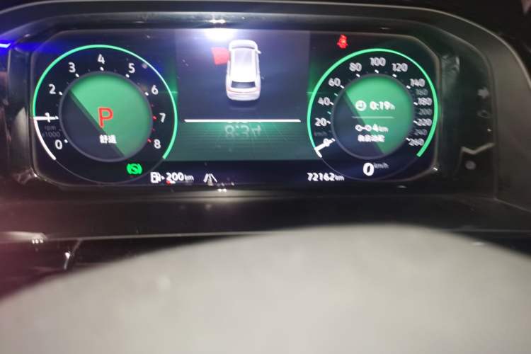 Used Volkswagen Teramont 2021 380TSI Four-Wheel Drive Prestige Luxury Edition Odometer Close Up