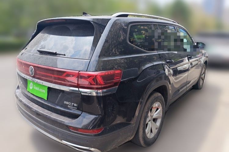 Used Volkswagen Teramont 2021 380TSI Four-Wheel Drive Luxury Edition Rear Right 45 Deg