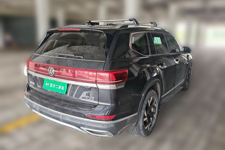Used Volkswagen Teramont 2021 530 V6 Four-Wheel Drive Prestige Luxury Edition Rear Right 45 Deg