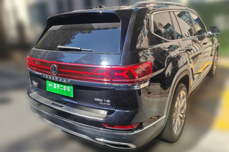 Used Volkswagen Teramont 2021 380TSI Four-Wheel Drive Prestige Flagship Edition Rear Right 45 Deg