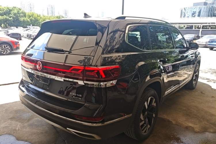 Used Volkswagen Teramont 2021 530 V6 Four-Wheel Drive Prestige Luxury Edition Rear Right 45 Deg