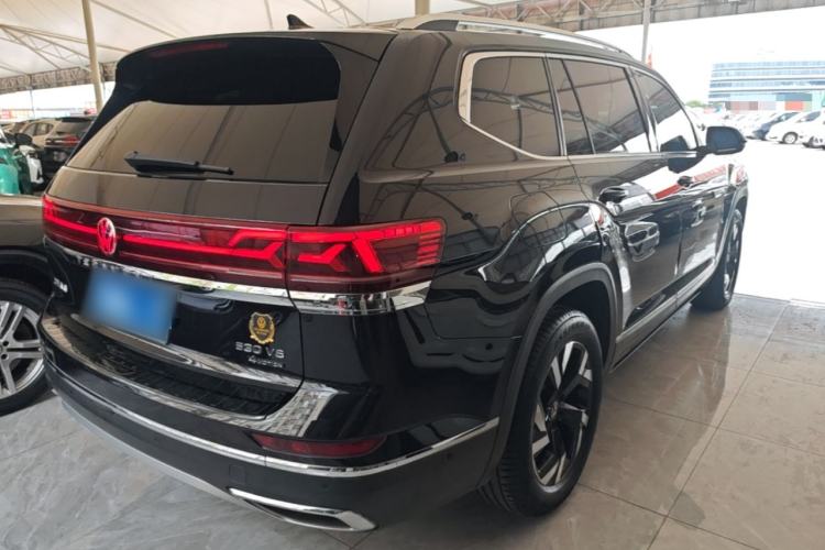 Used Volkswagen Teramont 2021 530 V6 Four-Wheel Drive Prestige Luxury Edition Rear Right 45 Deg