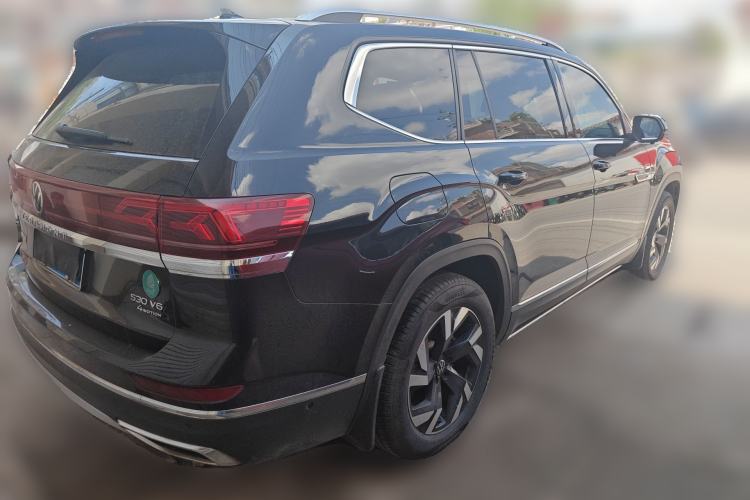 Used Volkswagen Teramont 2021 530 V6 Four-Wheel Drive Prestige Luxury Edition Rear Right 45 Deg