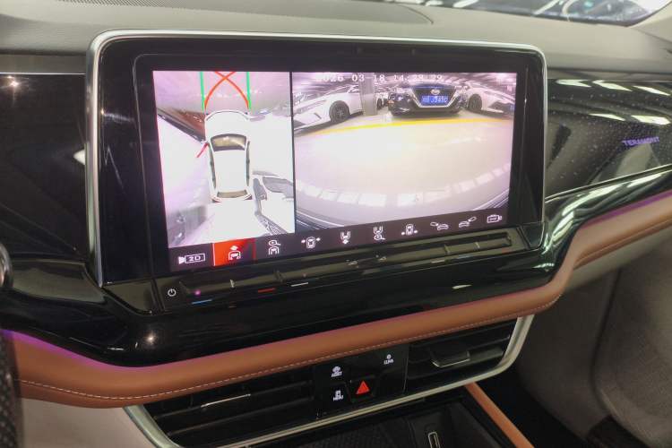 Used Volkswagen Teramont 2021 380TSI Four-Wheel Drive Prestige Luxury Edition Audio And AC Panel