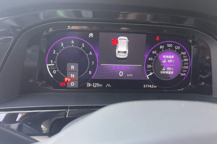 Used Volkswagen Teramont 2021 380TSI Four-Wheel Drive Prestige Luxury Edition Instrument Cluster