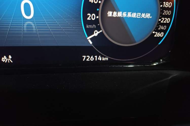 Used Volkswagen Teramont 2021 380TSI Four-Wheel Drive Prestige Luxury Edition Odometer Close Up