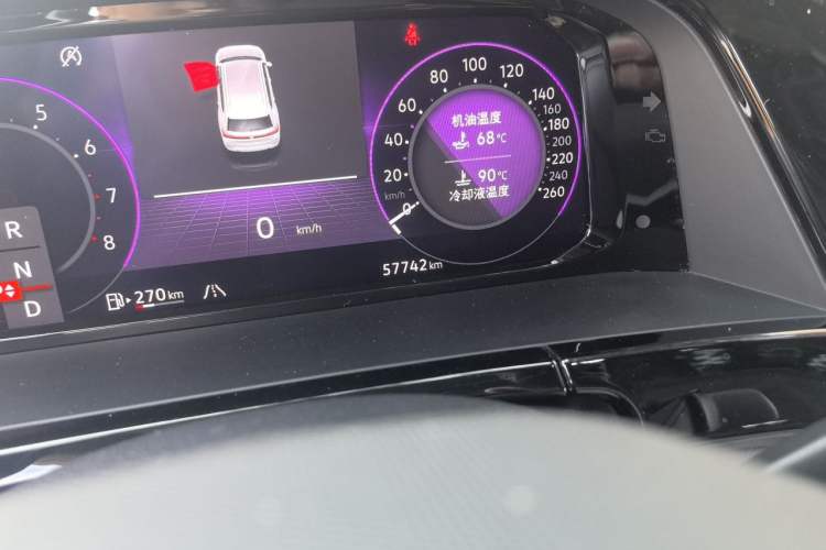 Used Volkswagen Teramont 2021 380TSI Four-Wheel Drive Prestige Luxury Edition Odometer Close Up