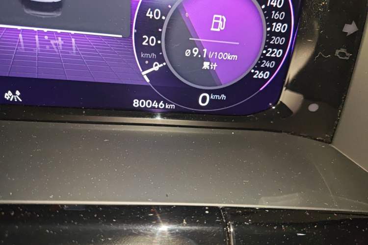 Used Volkswagen Teramont 2021 380TSI Four-Wheel Drive Prestige Luxury Edition Odometer Close Up