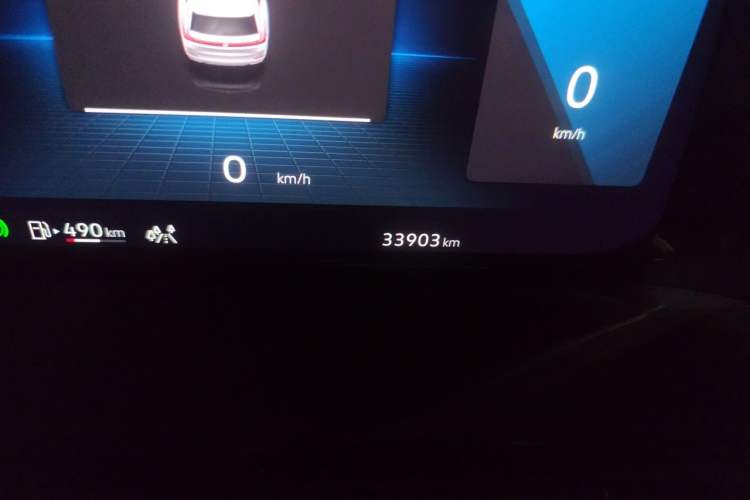 Used Volkswagen Teramont 2021 380TSI Four-Wheel Drive Prestige Luxury Edition Odometer Close Up