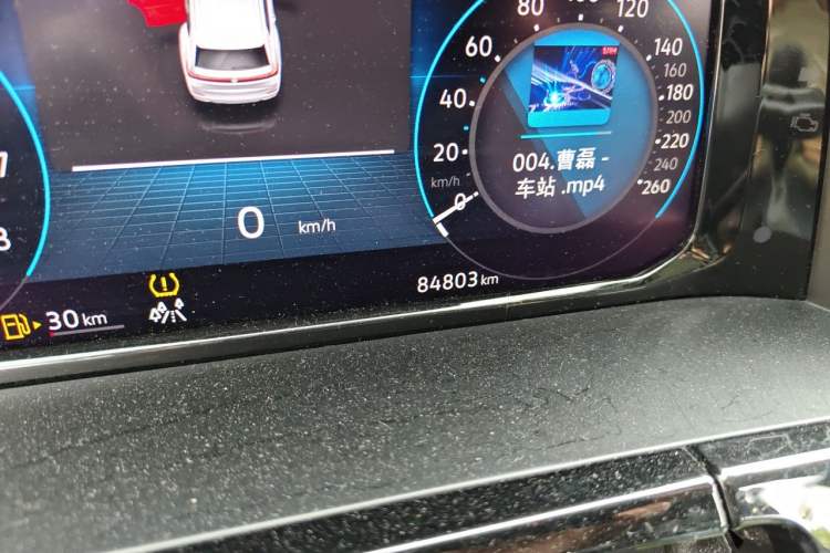 Used Volkswagen Teramont 2021 380TSI Four-Wheel Drive Prestige Luxury Edition Odometer Close Up