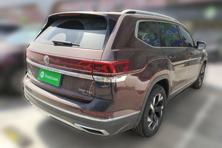 Used Volkswagen Teramont 2021 380TSI Four-Wheel Drive Prestige Luxury Edition Rear Right 45 Deg