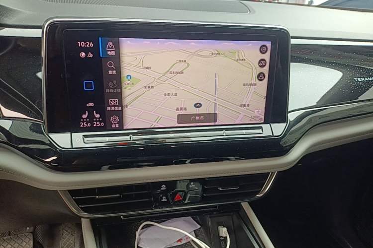 Used Volkswagen Teramont 2021 380TSI Four-Wheel Drive Prestige Luxury Edition Audio And AC Panel