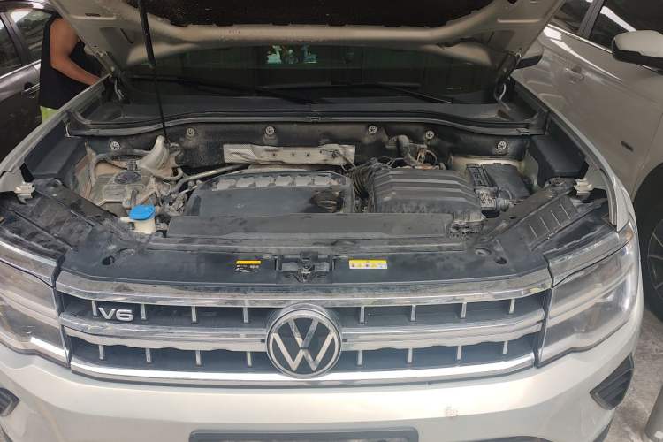 Used Volkswagen Teramont 2021 530 V6 Four-Wheel Drive Prestige Luxury Edition Engine Bay