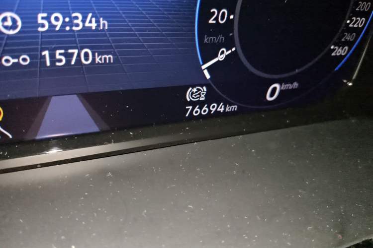 Used Volkswagen Teramont 2021 380TSI Four-Wheel Drive Prestige Flagship Edition Odometer Close Up