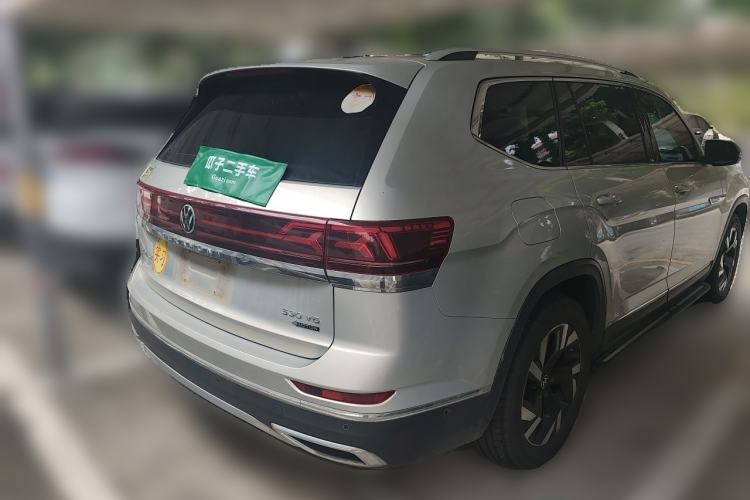 Used Volkswagen Teramont 2021 530 V6 Four-Wheel Drive Prestige Luxury Edition Rear Right 45 Deg