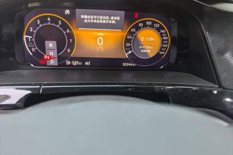 Used Volkswagen Teramont 2021 380TSI Four-Wheel Drive Luxury Edition Odometer Close Up