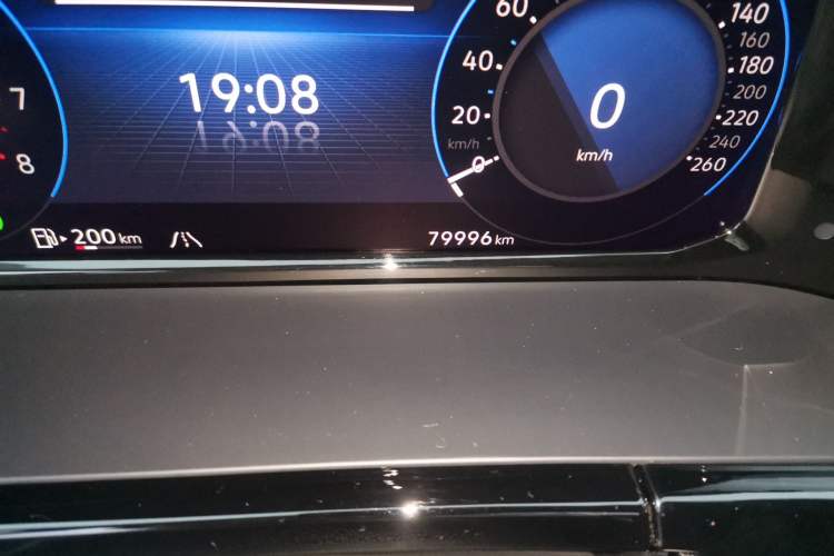Used Volkswagen Teramont 2021 380TSI Four-Wheel Drive Prestige Luxury Edition Odometer Close Up