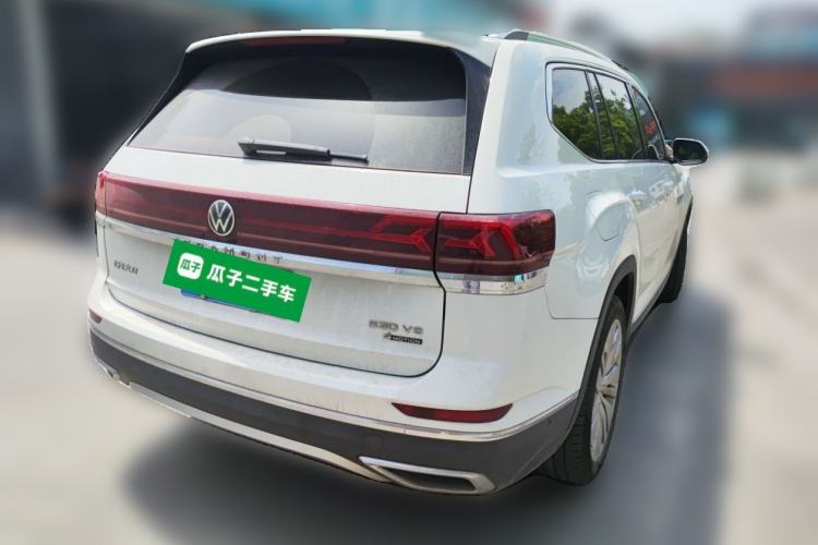 Used Volkswagen Teramont 2021 530 V6 All-Wheel Drive Prestige Flagship Edition Rear Right 45 Deg
