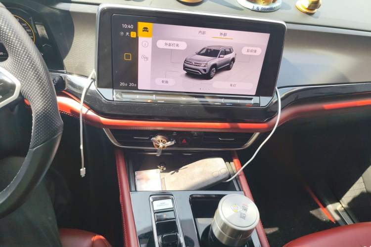 Used Volkswagen Teramont 2022 330TSI Two-Wheel-Drive Luxury Edition Audio And AC Panel