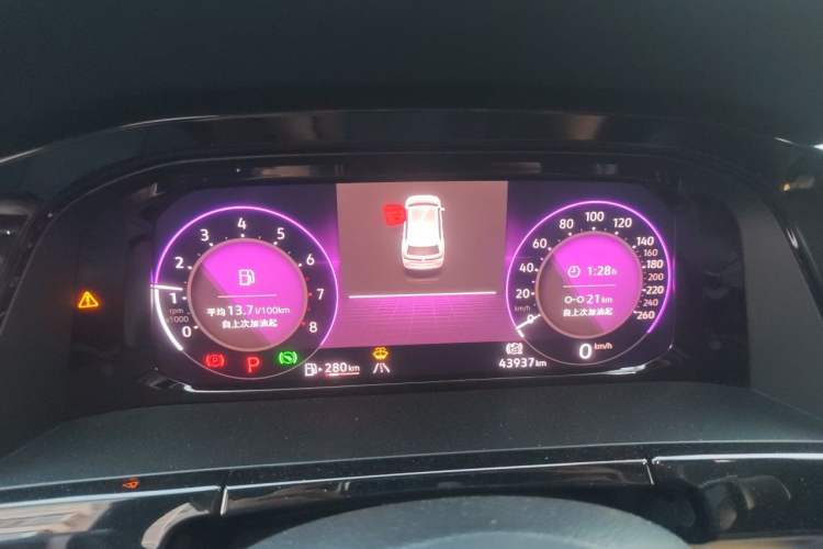 Used Volkswagen Teramont 2022 380TSI Four-Wheel Drive Prestige Luxury Edition Instrument Cluster