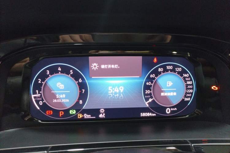 Used Volkswagen Teramont 2022 380TSI Four-Wheel Drive Prestige Luxury Edition Instrument Cluster