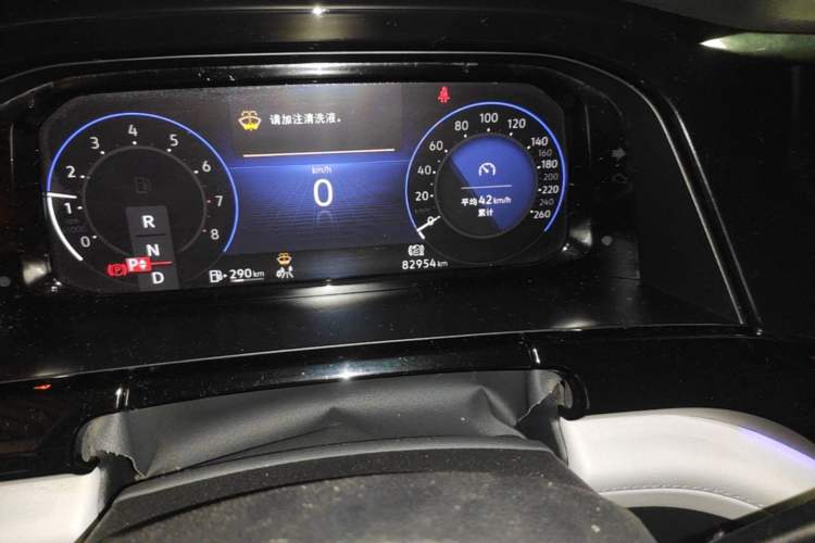 Used Volkswagen Teramont 2022 380TSI Four-Wheel Drive Prestige Luxury Edition Odometer Close Up
