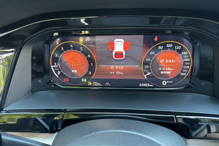 Used Volkswagen Teramont 2022 380TSI Four-Wheel Drive Prestige Luxury Edition Odometer Close Up