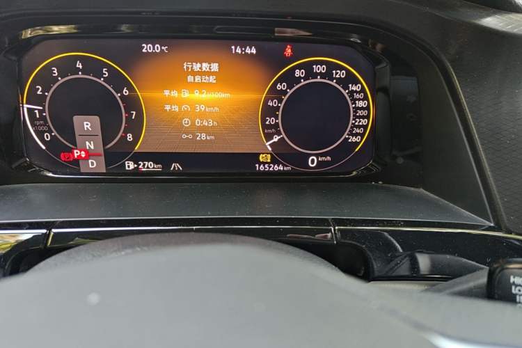 Used Volkswagen Teramont 2022 380TSI Four-Wheel Drive Luxury Edition Odometer Close Up
