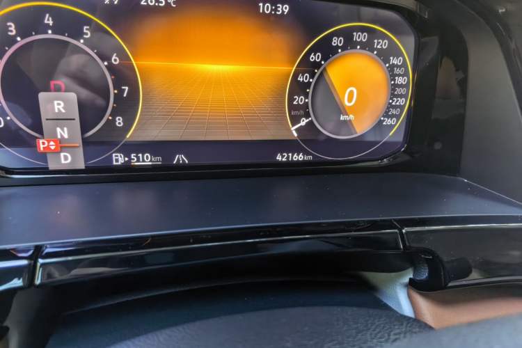 Used Volkswagen Teramont 2022 380TSI Four-Wheel Drive Prestige Luxury Edition Odometer Close Up