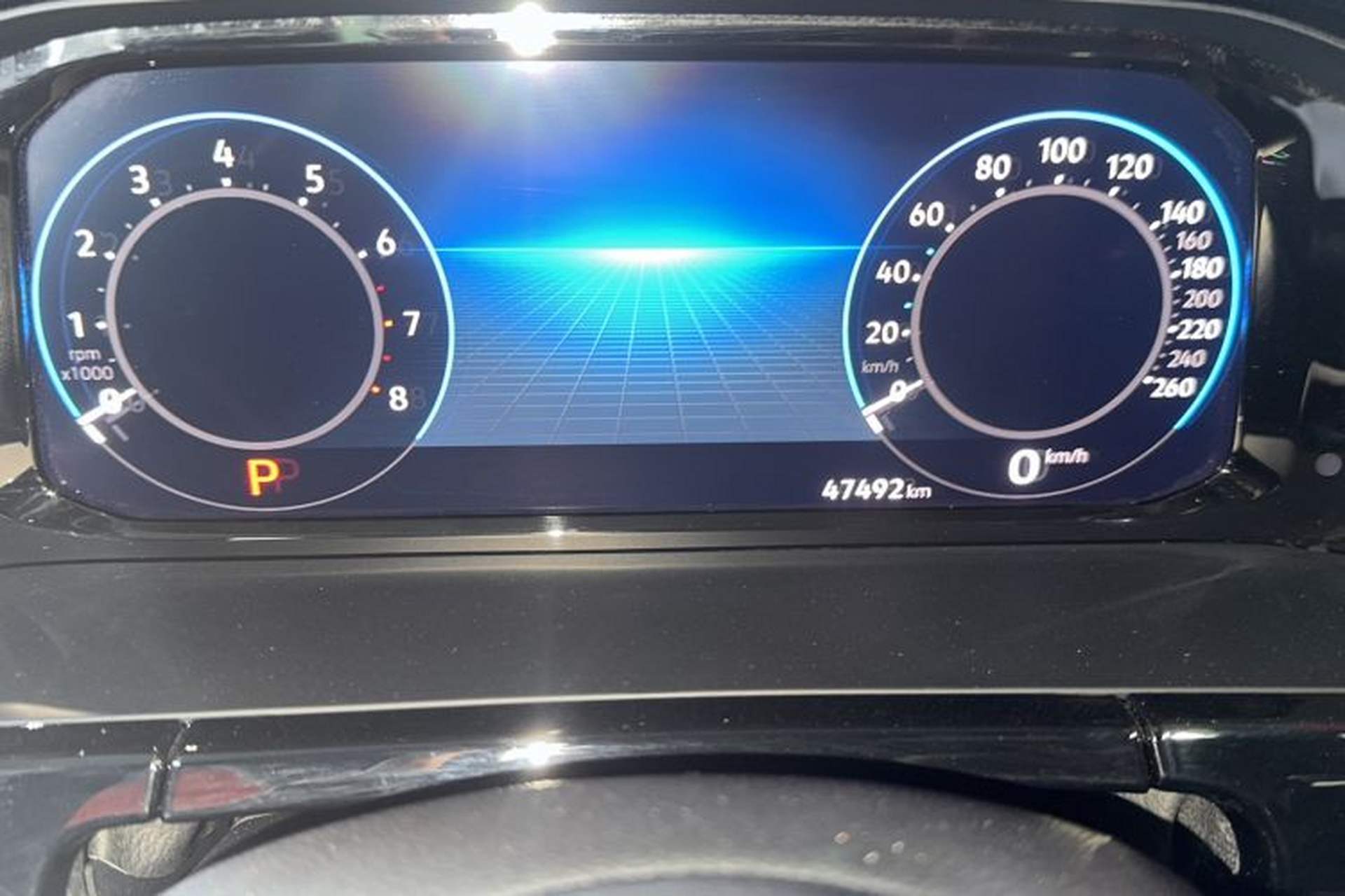 Used Volkswagen Teramont 2022 380TSI Four-Wheel Drive Prestige Luxury Edition Odometer Close Up