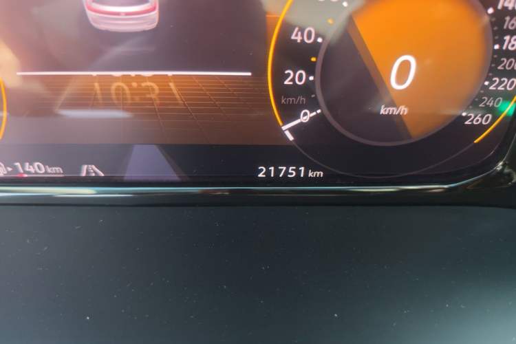 Used Volkswagen Teramont 2022 380TSI Four-Wheel Drive Prestige Luxury Edition Odometer Close Up