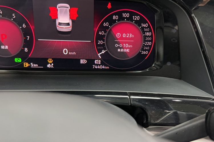 Used Volkswagen Teramont 2022 380TSI Four-Wheel Drive Prestige Flagship Edition Odometer Close Up