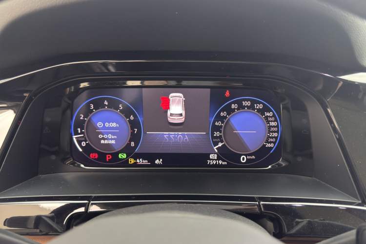 Used Volkswagen Teramont 2022 530 V6 Four-Wheel Drive Prestige Flagship Edition Odometer Close Up