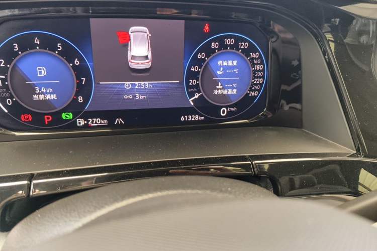 Used Volkswagen Teramont 2022 380TSI Four-Wheel Drive Prestige Luxury Edition Odometer Close Up