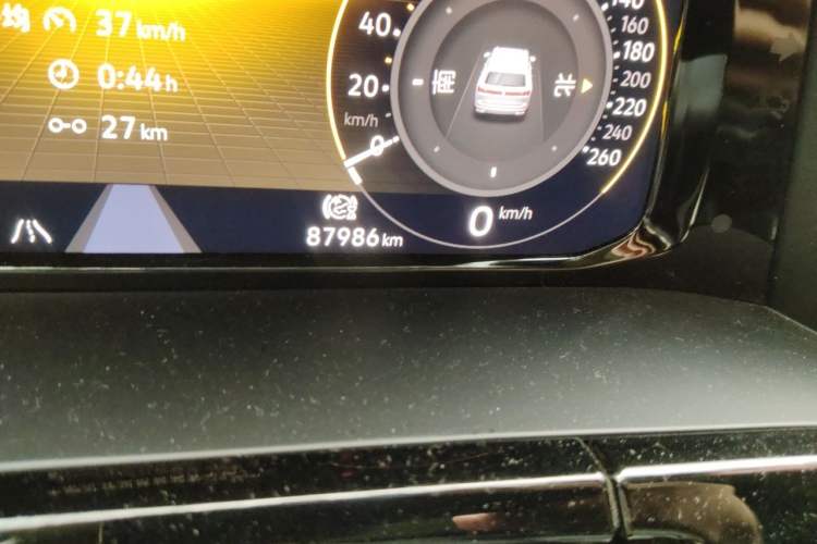 Used Volkswagen Teramont 2022 380TSI Four-Wheel Drive Prestige Flagship Edition Odometer Close Up