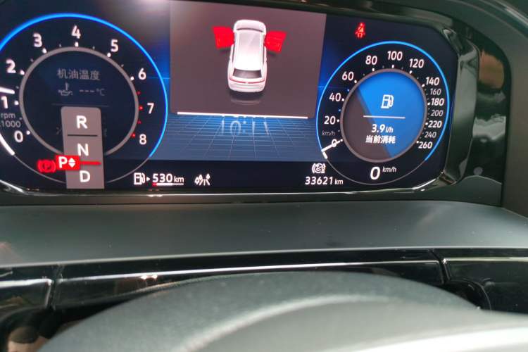 Used Volkswagen Teramont 2022 380TSI Four-Wheel Drive Prestige Luxury Edition Odometer Close Up