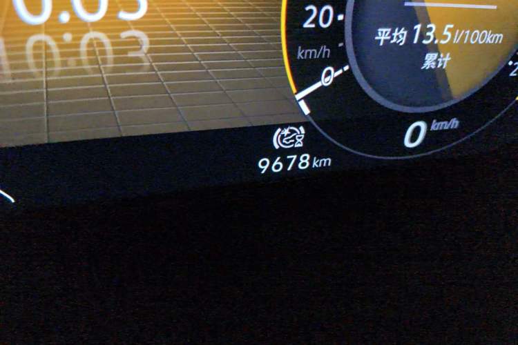 Used Volkswagen Teramont 2022 380TSI Four-Wheel Drive Prestige Luxury Edition Odometer Close Up