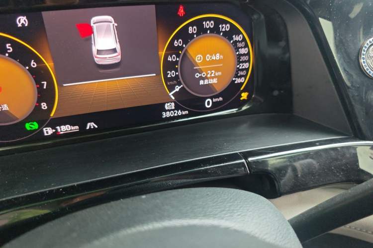 Used Volkswagen Teramont 2022 380TSI Four-Wheel Drive Prestige Luxury Edition Odometer Close Up