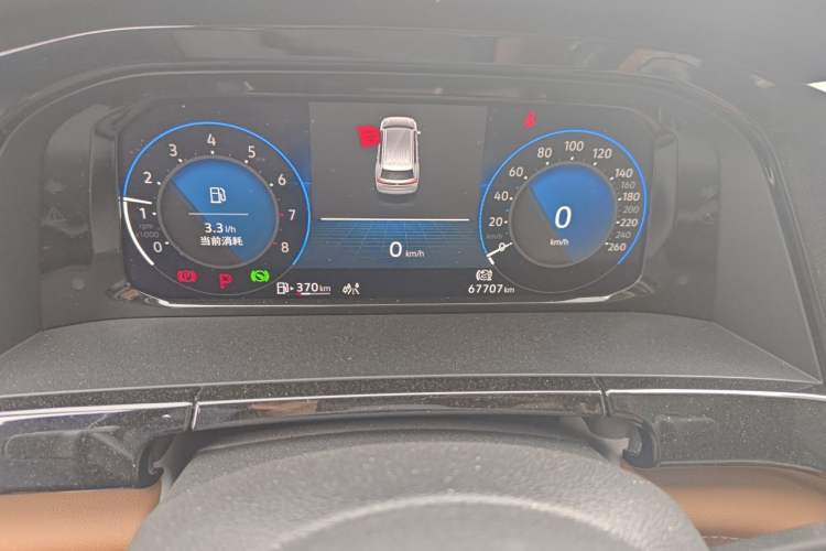 Used Volkswagen Teramont 2022 380TSI Four-Wheel Drive Prestige Luxury Edition Odometer Close Up